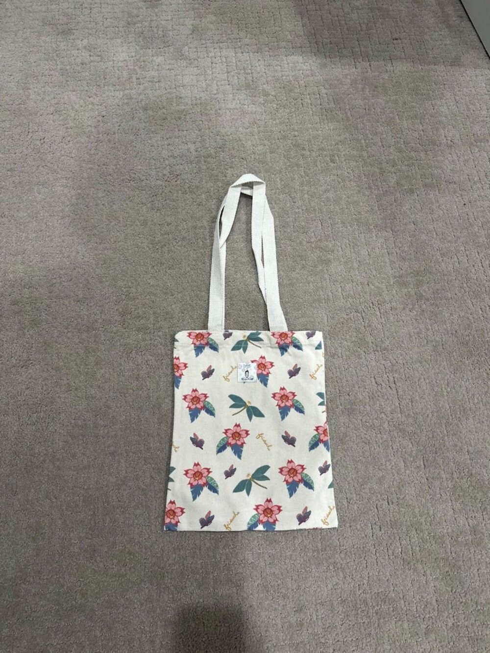 Nest Designs x Frida Kahlo Canvas Tote Bag - Floral Print, Brand New